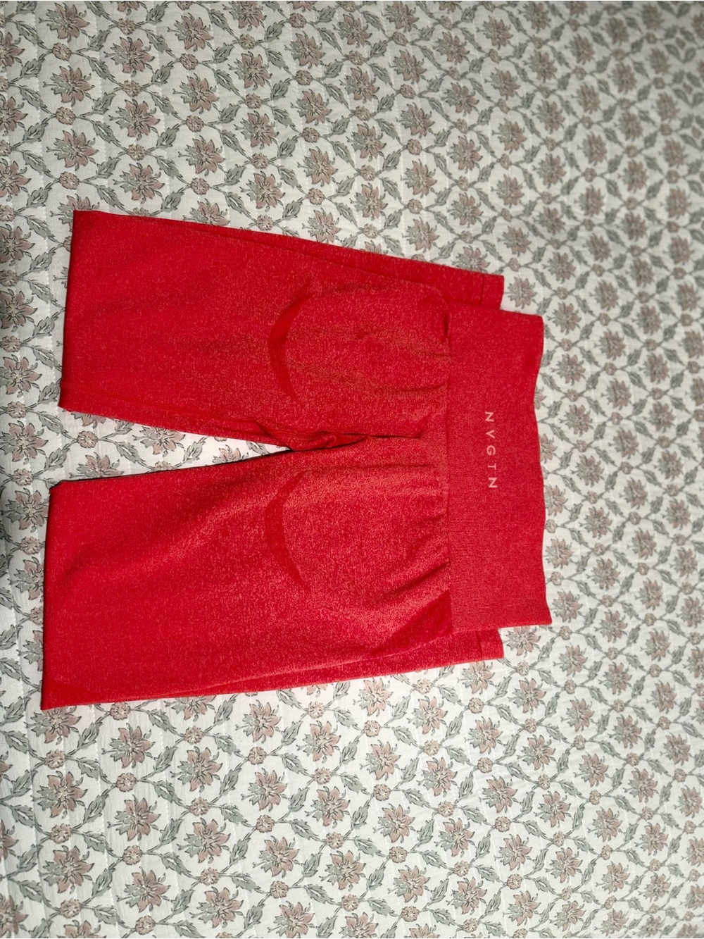 Like-New NVGTN Women’s Contour High-Waist Red Leggings